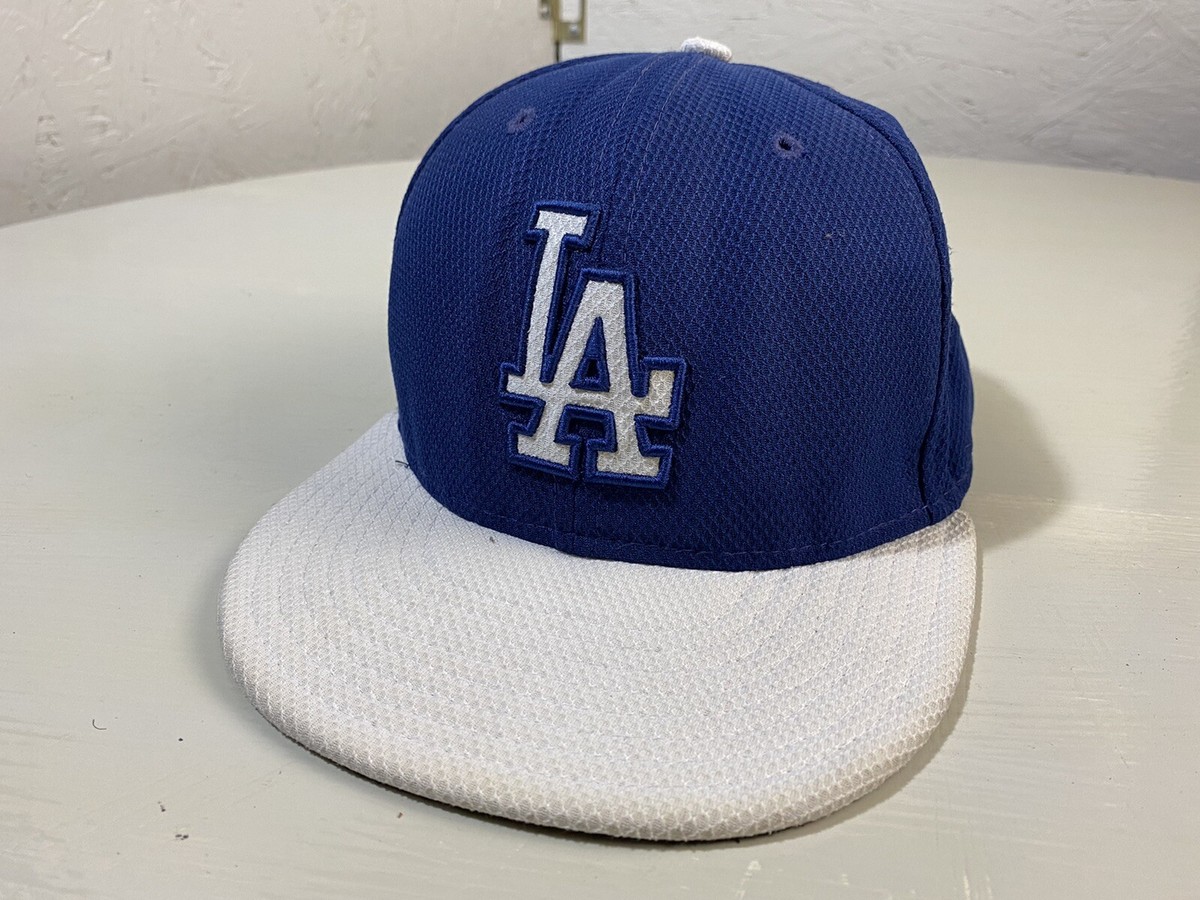 ☆New Era☆ MLB Pinch Hitter LA Dodgers Ball Cap Blue MLB LA Dodgers Mesh Fitted Hat Cap by New Era 59Fifty Blue