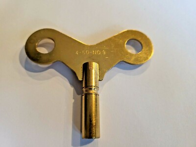 ANTIQUE LONGCASE CLOCK Crank WINDER Key Size 5.mm Wooden Handle £15.00
