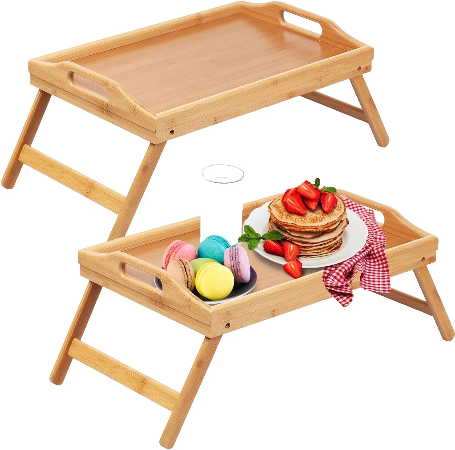 Bandejas de Cama de Bambú