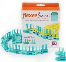 Flexee Loom Links Chunky Large Gauge for Bulky Yarn 36 Links 72 pegs NEW