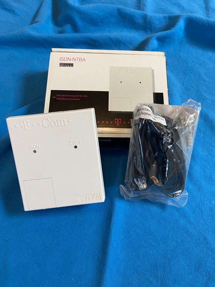 ISDN NTBA + DSL Splitter + Y-Adapter ISDN RJ45 Doppelstecker im Set - Bild 2 von 4