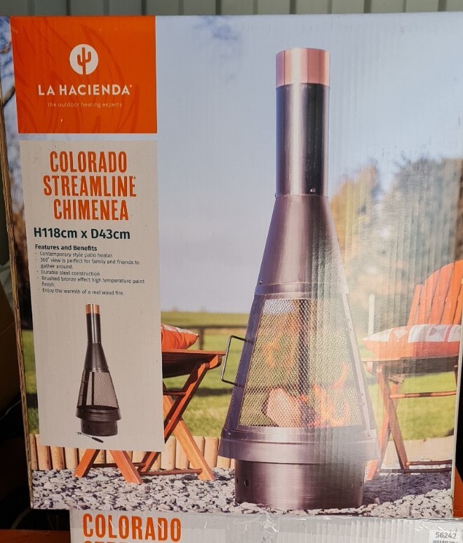 La Hacienda Colorado Steel Chiminea 5055025562427 | eBay