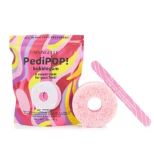 Spongelle  PediPop Pedicure Pedi Buffer  All in One & Nail File Bubblegum