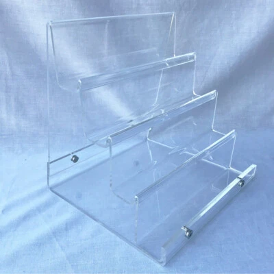 COMPLETE FIXTURE & FITTINGS LIMITED New 4-tier Clear Acrylic Handbag Purse Retail Fashion Shop Display Stand Large
