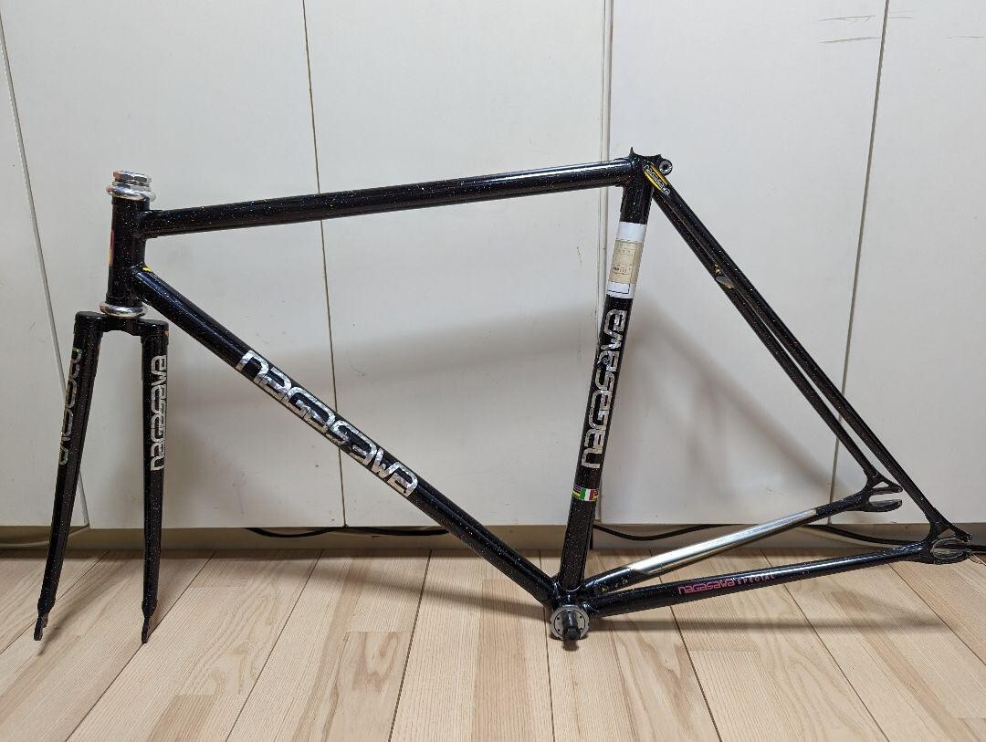 NAGASAWA Road Pist Bike NJS Frame Fork set Keirin Rare Black NAGASAWA Road Pist Bike NJS Frame Fork set Keirin Rare Black