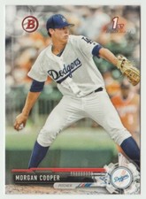 2017 Bowman Draft #BD-30 Morgan Cooper Baseball Card Los Angeles Dodgers