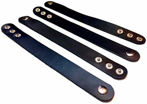 (4-Pack) TheAwristocrat Blank Leather Bracelets DIY Craft Wristbands - Customize - Picture 13 of 23