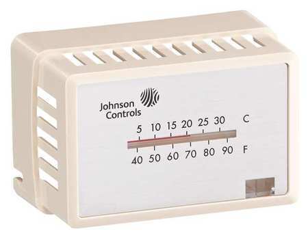 Johnson Controls T-4000-3142 Pneumatic Thermostat Cover, White, Mounting Style: - Picture 1 of 1