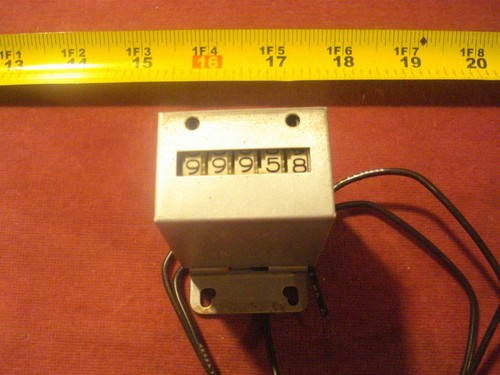 (0873.) Contador eléctrico de 5 dígitos hecho en EE. UU. - Imagen 2 de 3