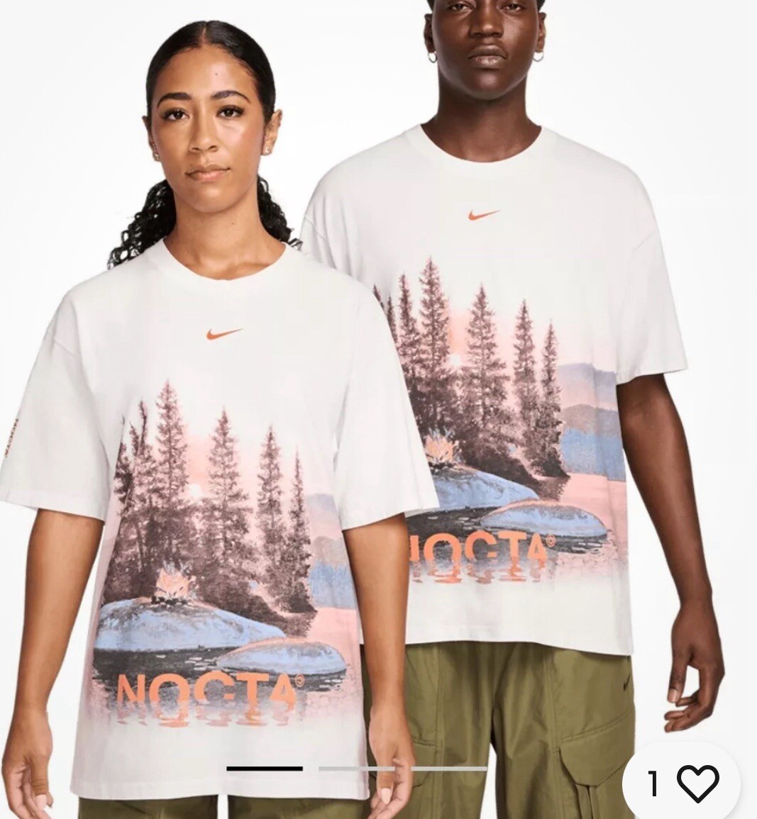 ★ Nike x Drake Nocta Opal Reels Tee White (FV7865-100) Size S - Nike Drake NOCTA Opal Reels Tee Graphic Shirt