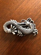 Chinese Dragon Mythical Creature Karate Metal Unisex Men  s Belt Buckle