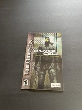 splinter cell ps2 Manual only