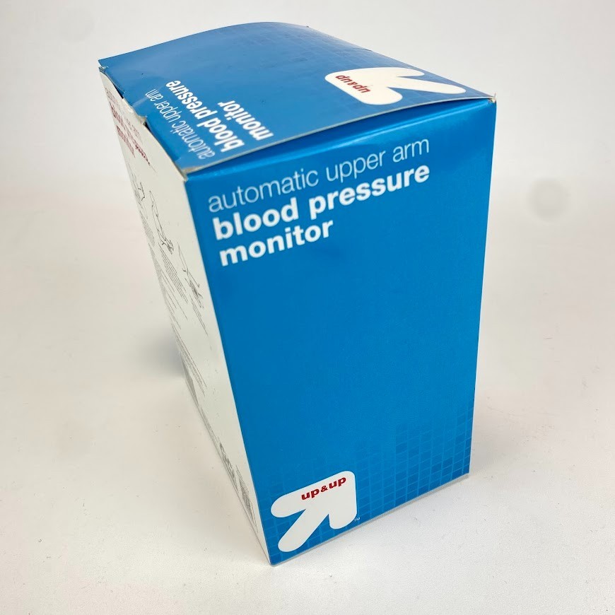 Up&Up Accurate Automatic Upper Arm Blood Pressure Reader Monitor White