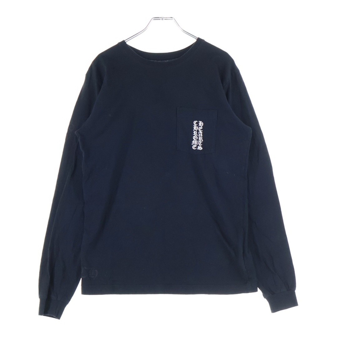 Chrome Hearts L s TEE Back Semi Scroll Label Print Long Sleeve T-shirt Top Used thumbnail 2