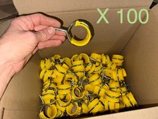 1/4-20. 2 inch. Bridle Rings and saddles x100 100 pieces minerallic