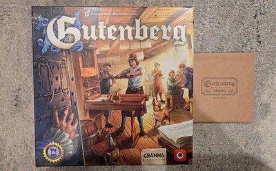 Gutenberg - Board Game with New Characters Promo Pack -  Granna NEW & SEALED