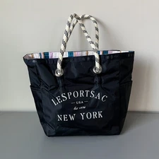 Lesportsac Black Medium Two-Way Tote NWT