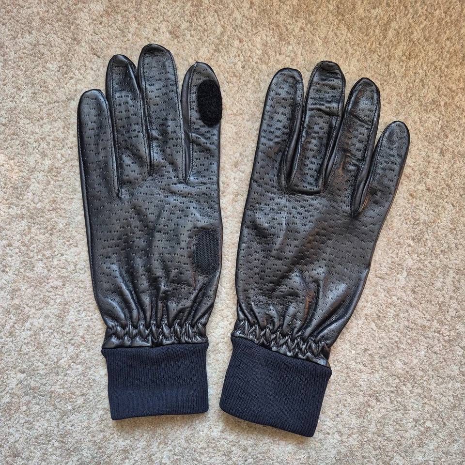Dents Water-Resistant Black Leather Shooting Gloves - Left Handed - SIZE 8.5 - Image 2 of 4