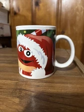 VGC 4” OEM MM M&M MARS CANDY Christmas Ceramic Mug Cup Red Coffee Tea Cocoa