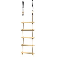 AIYAPLAY Scala di Corda per Bambini con 5 Pioli, 1.8m