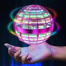 2025 Galaxy Ball Flying Orb Ball Toys LED Light Spinner Cosmic Ball