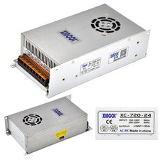 Xincol Ac To Dc Converter Ac110V/220V To Dc24V 30A 720W Switching Power Supply