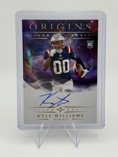 Kyle Williams Rookie Autographs 2025 Panini Origins, On Card Auto RC Patriots 