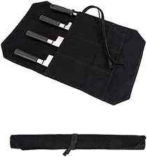 HERSENT Chef's Knife Roll Bag Travel Case Carrier with 4 Slots Storage