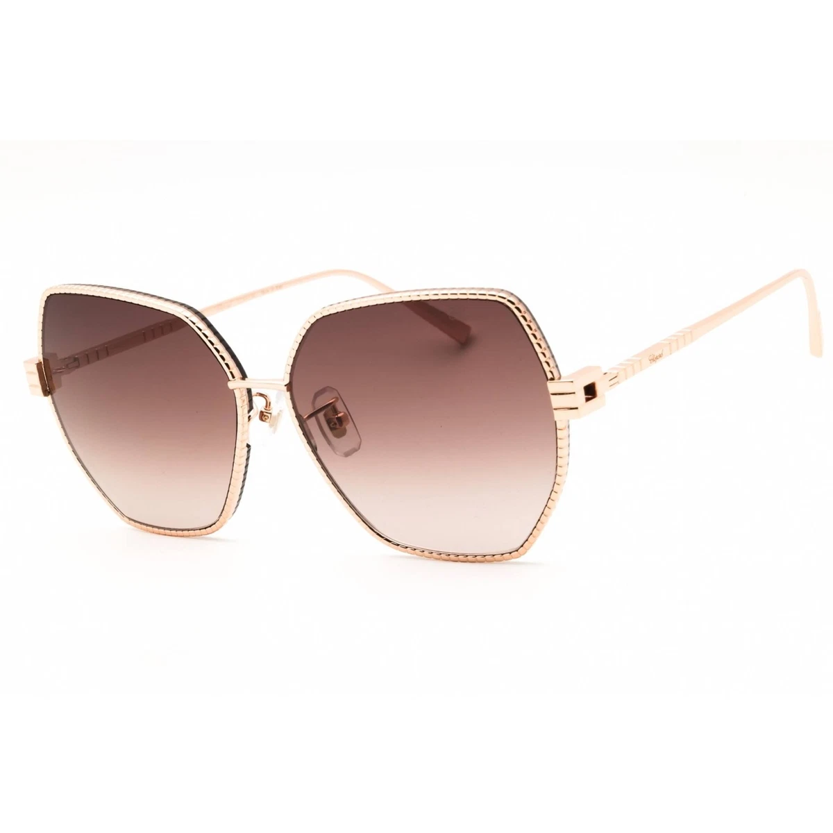 Chopard SCHG31M 300G Butterfly Sunglasses - Gold / Brown Chopard Gold Brown Sunglasses for Women for sale | eBay main image 3