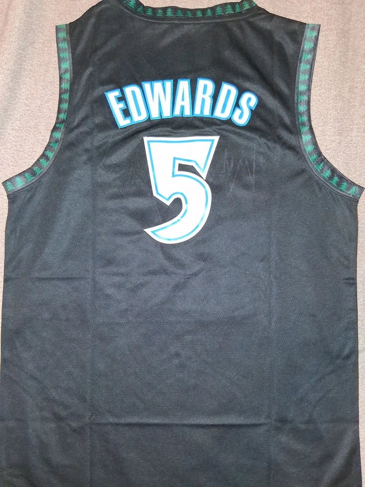 Футболка Энтони Эдвардса из Minnesota Timberwolves черная 3XL - Изображение 2 из 4
