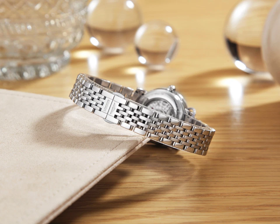 浪琴表优雅系列自动表女士腕表 - L4.310.4.72.6 — 第 4/4 张图片