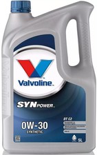 873950 Valvoline Synpower DT C2 5L Car Engine Oil 5 Litre 0W30 Fully Synthetic