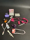 Large Lot Barbie Accessories Vintage & Recent Electronics Faux Laptop Microphone