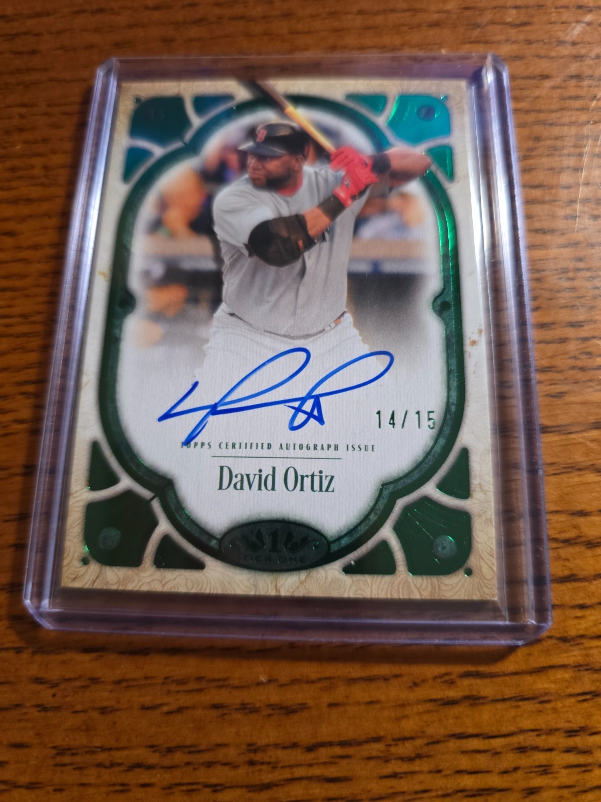 David Ortiz 2026 Topps Tier One Autograph Card TIA-DO #14/15 oncard auto