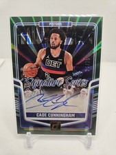 2024 Panini Donruss Cade Cunningham Signature Series Auto Green #/75