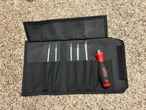 Wiha 28197 6 Piece Drive-Loc VI Security Torx Set