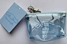 Sanrio Cinnamoroll clear Mini Coin Zipper Pouch 3.75 x 2.5 " Japan US Seller New