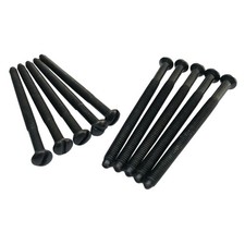 Black Nickel Long Electrical Screws 50mm M3.5 3.5mm 