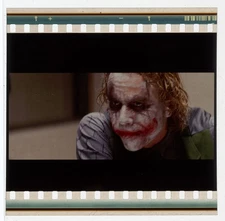 The Dark Knight 70mm IMAX Film Frame Cell - (21262) JOKER Heath Ledger