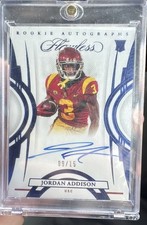 2023 Panini Flawless Signatures Jordan Addison Sapphire /15 last sale 300