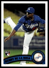 2011 Topps Update Rubby De La Rosa #US209 🔥 Rookie Los Angeles Dodgers