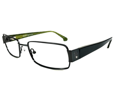 Republica Eyeglasses Frames Morocco GN Gray Green Rectangle Full Rim 54-18-135