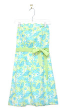 Vintage Y2K Lilly Pulitzer Seashell Crab Dress Green Size 6 Vacation Resort