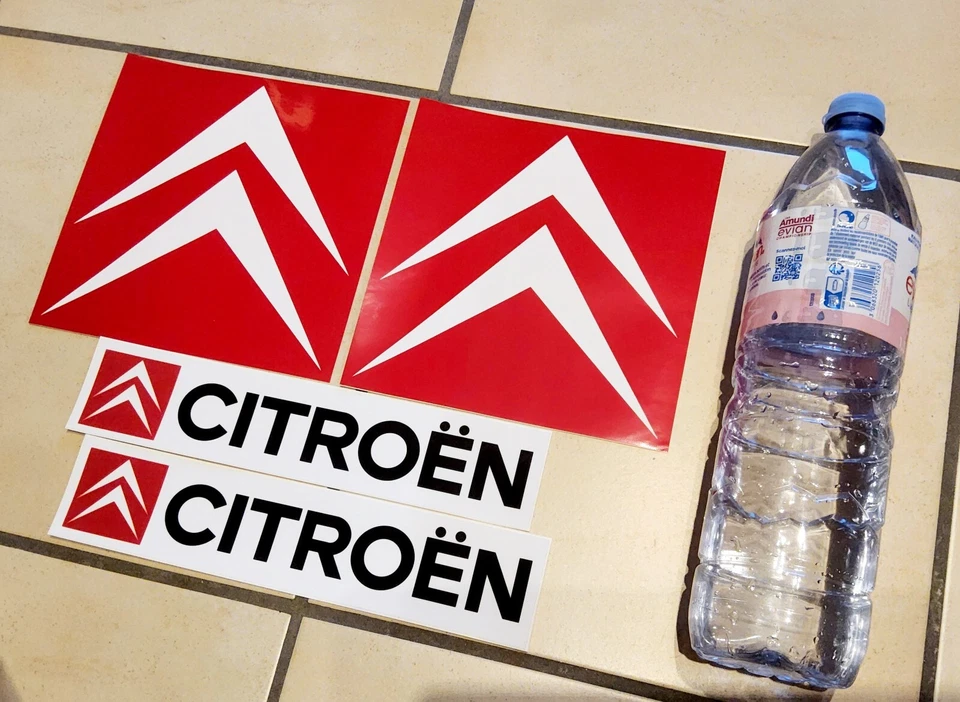 4 sticker autocollant ancien CITROEN DS GS ZX 2CV CX BX AX rallye vintage 1978 - Photo 2/3