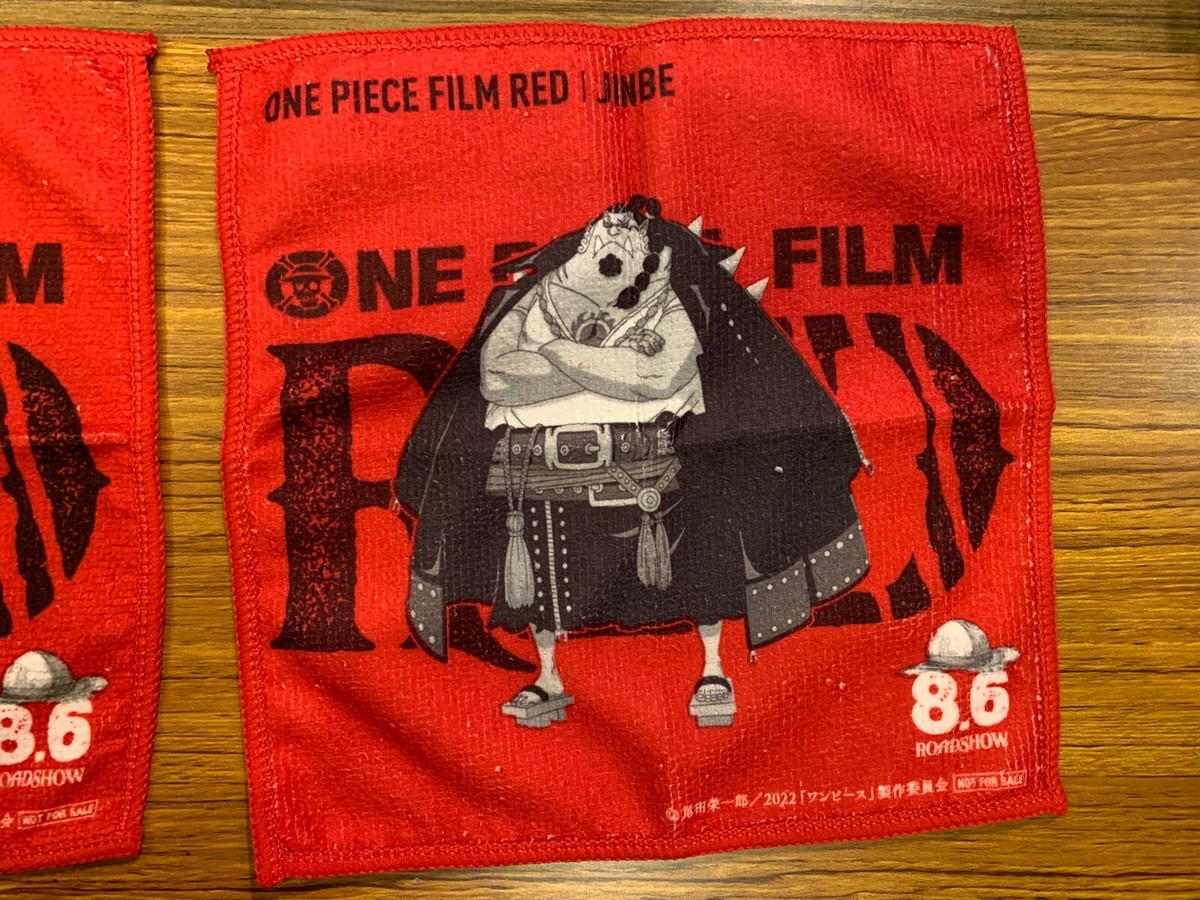 One Piece Film Red Movie 2022 Original Hand Towel 20x20cm