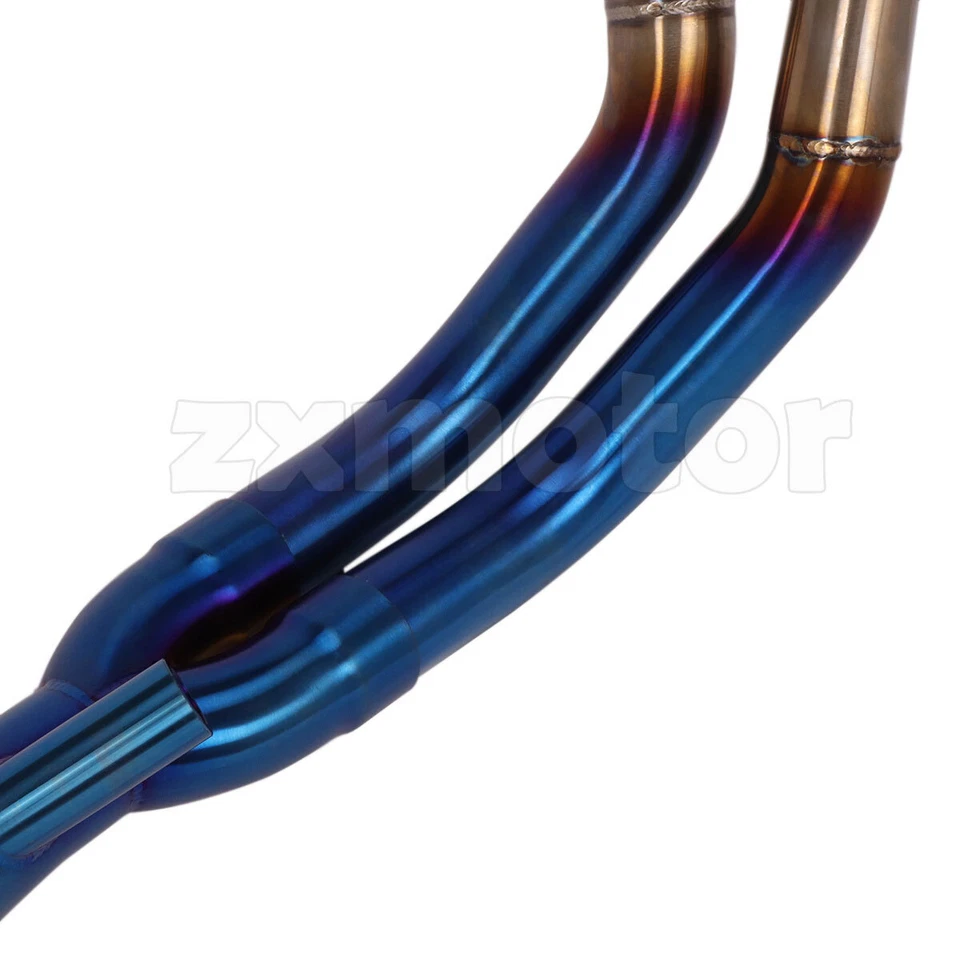 Juego de tubos de cabezal Blue Exhuast para Honda CB500F CB500X CBR500R 2013-2024 Foto 4 de 4