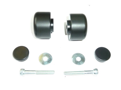 ZERO MOTORCYCLES DSR 2017-2020 BAR END SLIDERS MUSHROOMS PUCKS KNOBS PADS BLACK - Picture 6 of 8