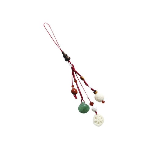 Bodhi Lotus Pendant Mobile Phone Chain Accessories Clothes Hanging Decor - Zdjęcie 8 z 12