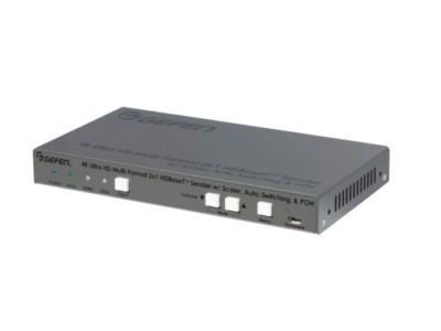 Gefen EXT-UHDV-HBTLS-TX 4K Multi-Format 2x1 HDBaseT Extender (Tx) with Scaler