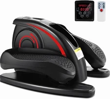 Under Desk Elliptical✅Electric Ellipse Leg Exerciser Seated Foot Pedal Exerciser